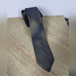 Vintage Nina Ricci Paris Silk Tie  90s Striped Minimalist 2.5” Width